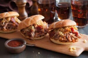 Pulled Pork leckeres Fingerfood aus der Genuss Schleuder